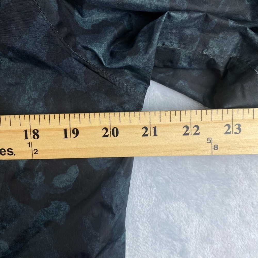Columbia Jacket Women Medium Black Arcadia Print Omnitech Windbreaker Waterproof - Picture 10 of 12